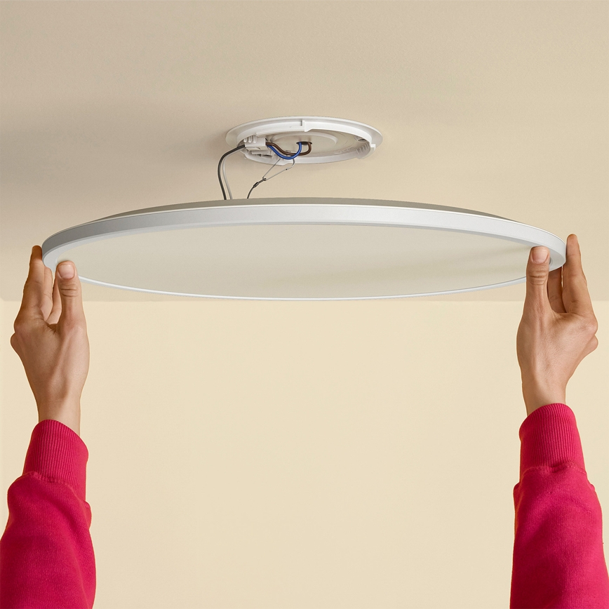 Philips - LED Ρυθμιζόμενο φωτιστικό οροφής SUPERSLIM LED/32W/230V 2700-6500K Wi-Fi