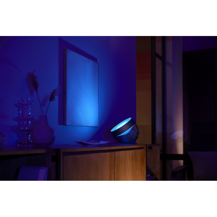 Philips - LED RGB Dimmable επιτραπέζιο φωτιστικό Hue IRIS LED/8,2W/230V 2000-6500K μαύρο