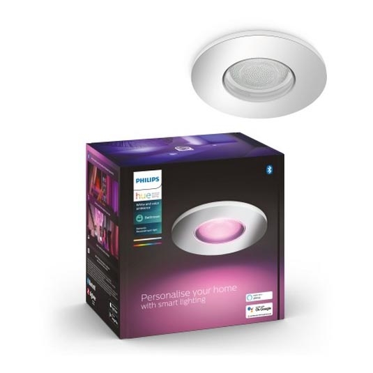 Philips - LED RGB Dimmable φωτιστικό μπάνιου Hue XAMENTO 1xGU10/5,7W/230V IP44 2000-6500K