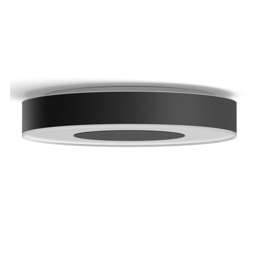 Philips - LED RGB Dimmable φωτιστικό οροφής Hue INFUSE LED/52,5W/230V 2000-6500K δ. 425 mm μαύρο