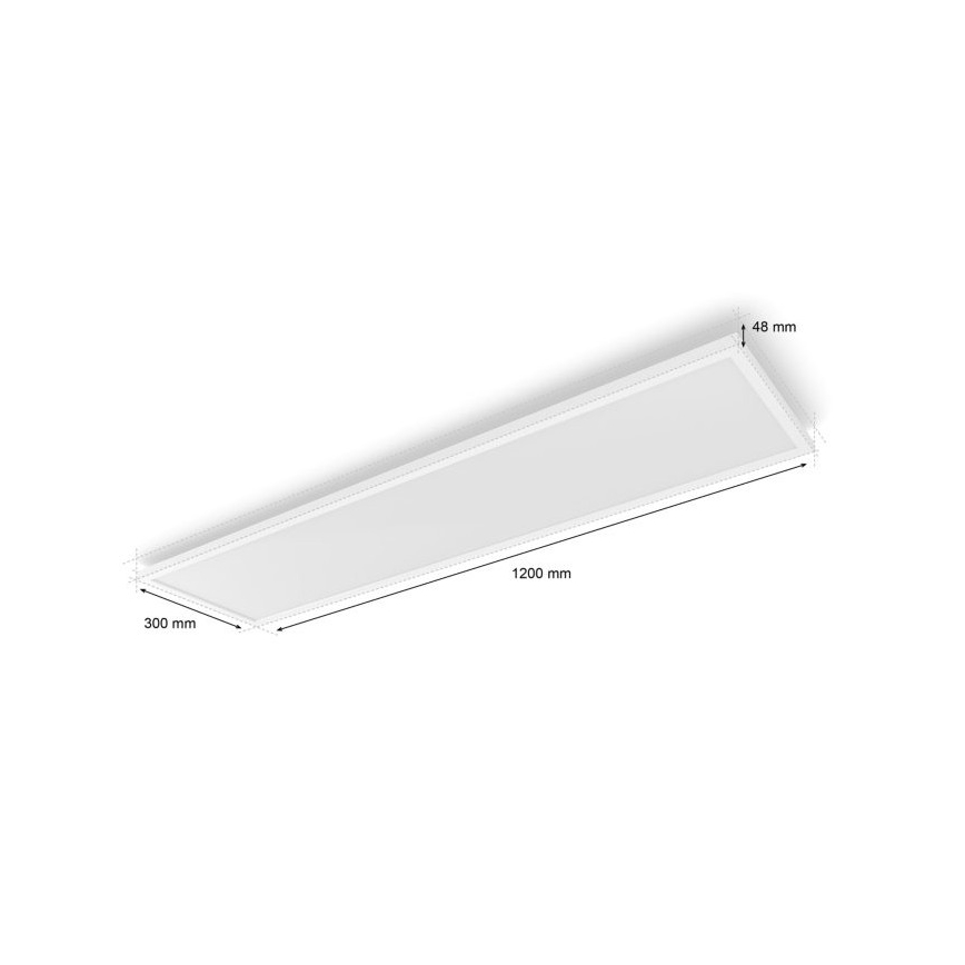 Philips - LED RGB Πάνελ dimming Hue White And Color Ambiance LED/60W/230V 2000-6500K