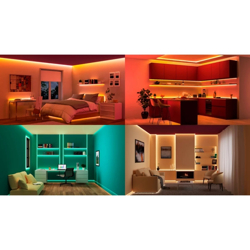 Philips -LED RGB ρυθμιζόμενη ταινία SMART STRIP 15m LED/20W/230V 2200-6500K Wi-Fi