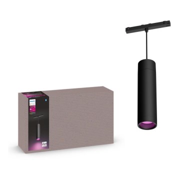 Philips - LED RGB Ρυθμιζόμενο κρεμαστό φωτιστικό με καλώδιο για σύστημα ράγας Hue PERIFO LED RGB/5,2W/24V 2000-6500K