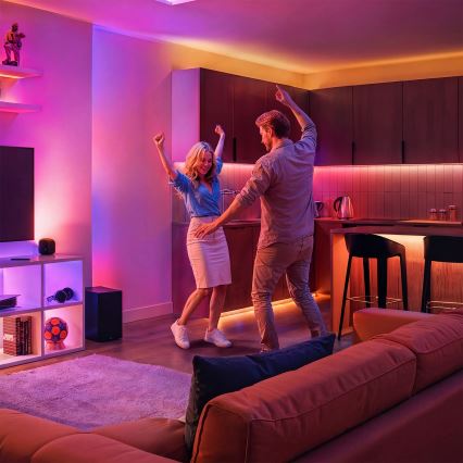 Philips - LED RGB+TW ρυθμιζόμενο επιτραπέζιο φωτιστικό SMART LED/9W/230V 2200-6500K Wi-Fi
