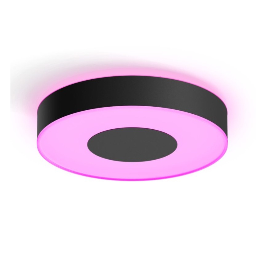 Philips - Ρυθμιζόμενο οροφής φωτιστικό LED RGB Hue INFUSE LED/33,5W/230V 2000-6500K διάμ. 381 mm μαύρο