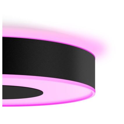 Philips - Ρυθμιζόμενο οροφής φωτιστικό LED RGB Hue INFUSE LED/33,5W/230V 2000-6500K διάμ. 381 mm μαύρο