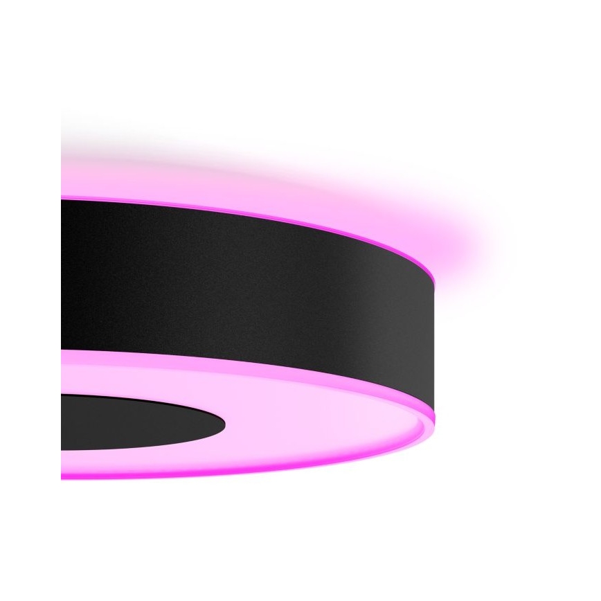 Philips - Ρυθμιζόμενο οροφής φωτιστικό LED RGB Hue INFUSE LED/33,5W/230V 2000-6500K διάμ. 381 mm μαύρο