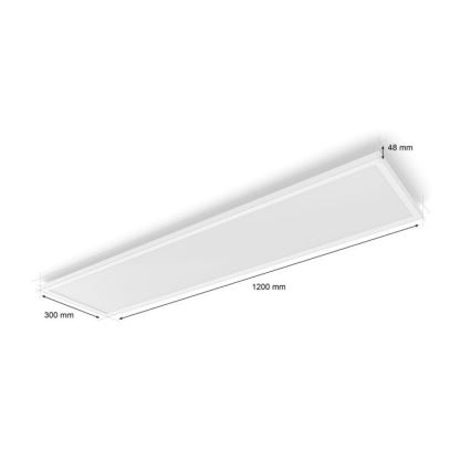 Philips - LED RGB Πάνελ dimming Hue White And Color Ambiance LED/60W/230V 2000-6500K