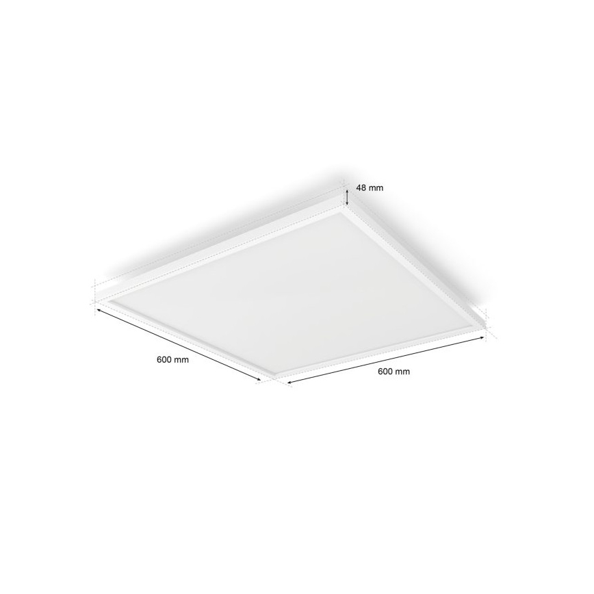 Philips - LED RGB Πάνελ dimming Hue White And Color Ambiance LED/60W/230V 2000-6500K