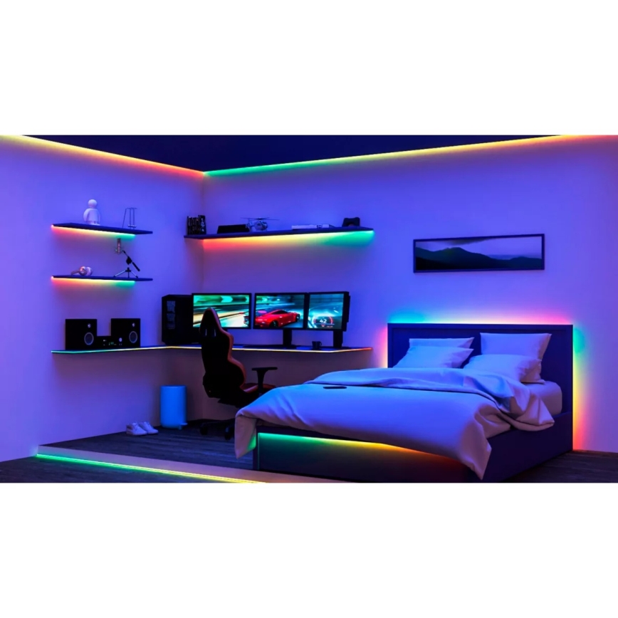 Philips - LED RGBIC ρυθμιζόμενη ταινία SMART STRIP 2x5m LED/21W/230V 2700-6500K Wi‑Fi