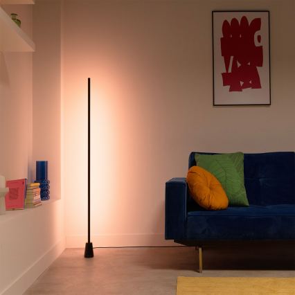 Philips - LED RGBIC Ρυθμιζόμενο επιδαπέδιο φωτιστικό GRADIENT LED/9,7W/230V 2200-6500K Wi-Fi