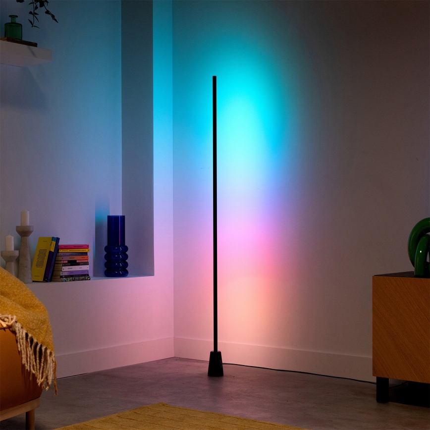 Philips - LED RGBIC Ρυθμιζόμενο επιδαπέδιο φωτιστικό GRADIENT LED/9,7W/230V 2200-6500K Wi-Fi