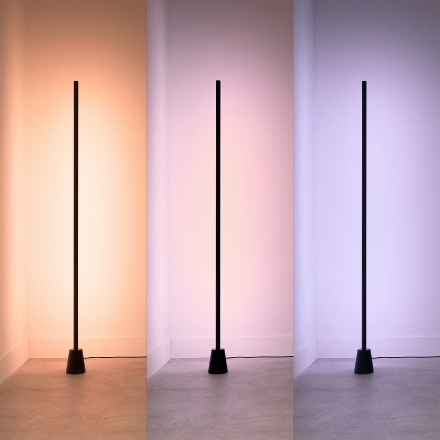 Philips - LED RGBIC Ρυθμιζόμενο επιδαπέδιο φωτιστικό GRADIENT LED/9,7W/230V 2200-6500K Wi-Fi