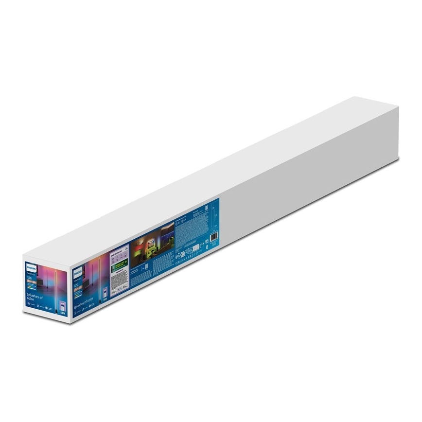Philips - LED RGBIC Ρυθμιζόμενο επιδαπέδιο φωτιστικό GRADIENT LED/9,7W/230V 2200-6500K Wi-Fi