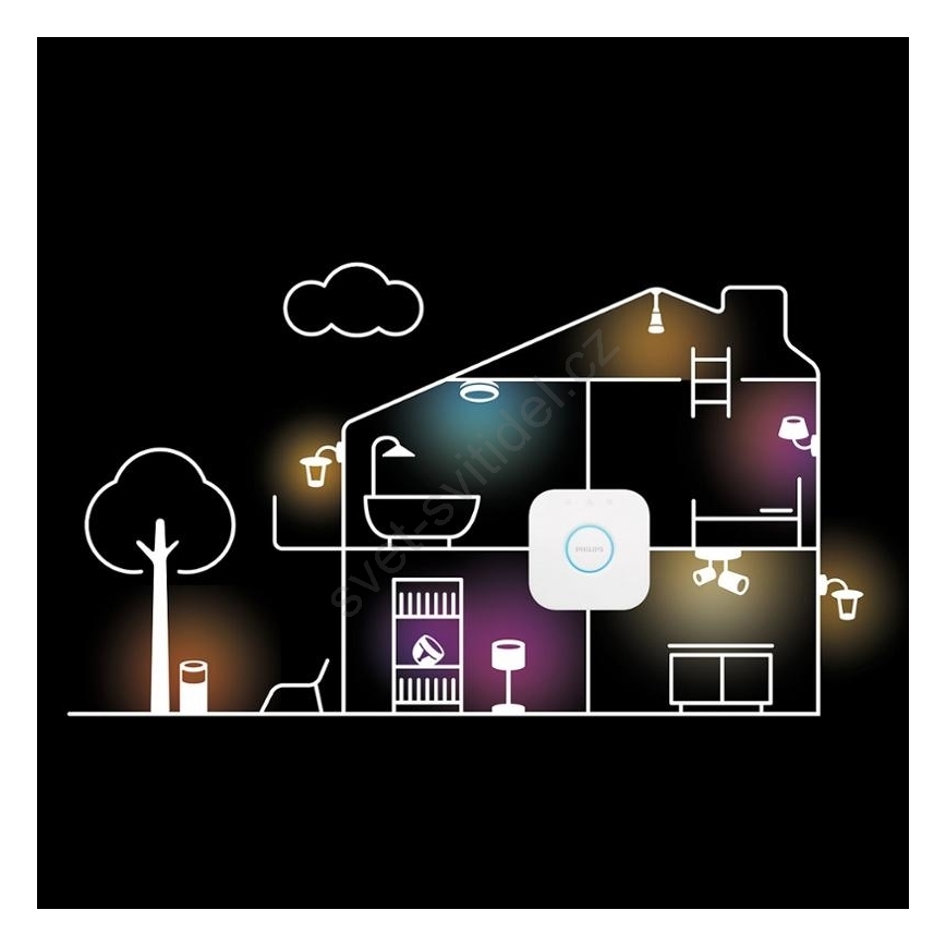 Philips - Ρυθμιζόμενο επιδαπέδιο φωτιστικό LED RGBW Hue SIGNE LED/29W/230V 2000-6500K μπεζ