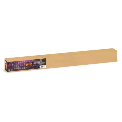Philips - Ρυθμιζόμενο επιδαπέδιο φωτιστικό LED RGBW Hue SIGNE LED/29W/230V 2000-6500K μπεζ