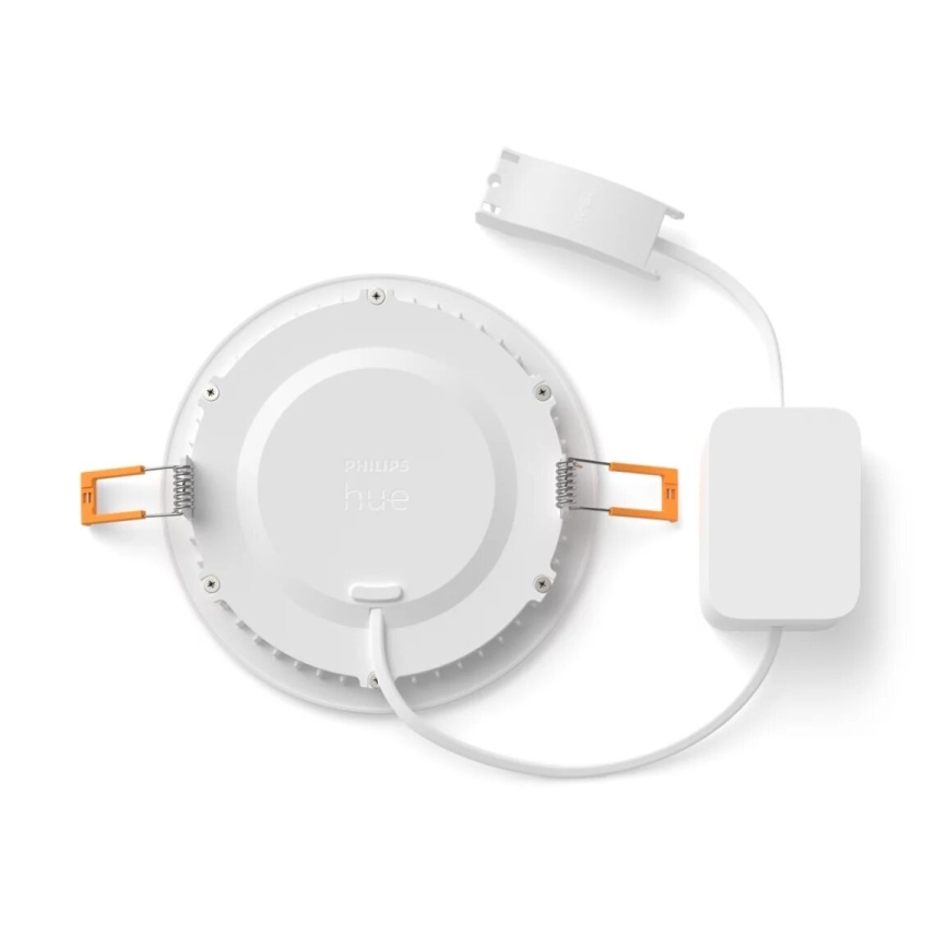 Philips - LED RGBW Χωνευτό φωτιστικό οροφής μπάνιου dimmimg Hue SLIM LED/12W/230V IP44 2200-6500K