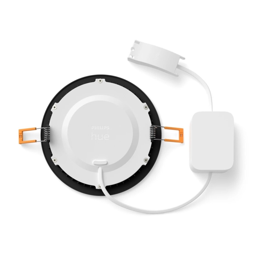 Philips - LED RGBW Χωνευτό φωτιστικό οροφής μπάνιου dimmimg Hue SLIM LED/12W/230V IP44 2200-6500K