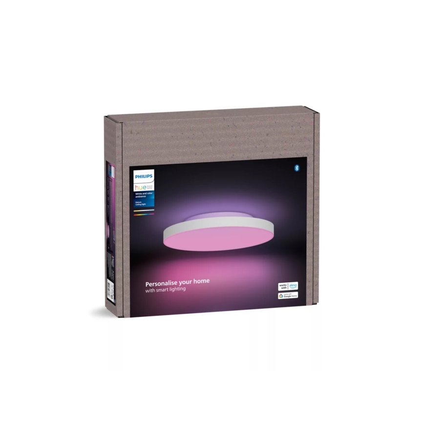 Philips - LED RGBW Dimmable φωτιστικό οροφής Hue DATURA LED/48W/230V 2000-6500K
