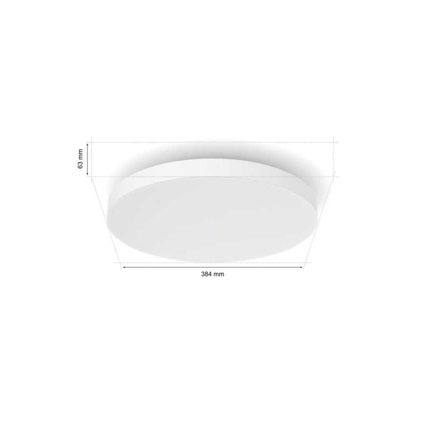 Philips - LED RGBW Dimmable φωτιστικό οροφής Hue DATURA LED/48W/230V 2000-6500K