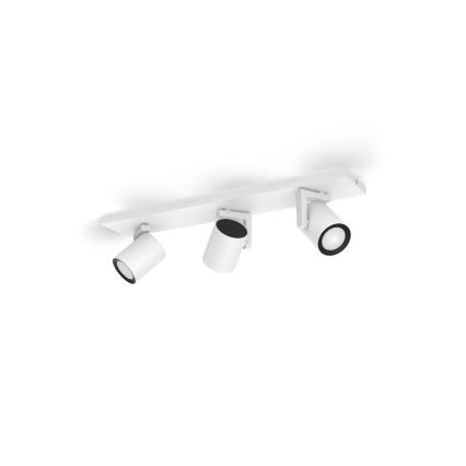 Philips - LED RGBW Dimmable σποτ Hue ARGENTA 3xGU10/4,2W/230V 2000-6500K