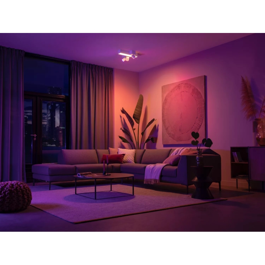 Philips - LED RGBW Dimmable σποτ Hue CENTRIS 3xGU10/4,2W/230V + LED/11W 2000-6500K