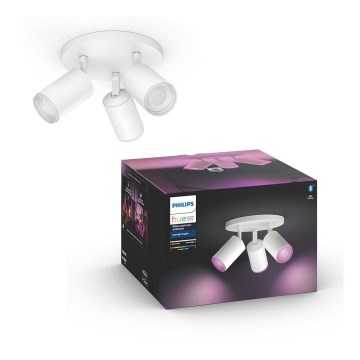 Philips - LED RGBW Dimmable σποτ Hue FUGATO 3xGU10/5,7W/230V