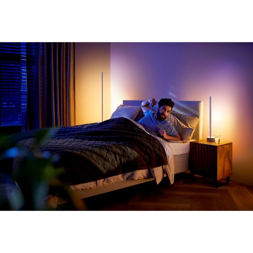 Philips - LED RGBW Dimmable επιτραπέζιο φωτιστικό Hue SIGNE LED/11,8W/230V 2000-6500K