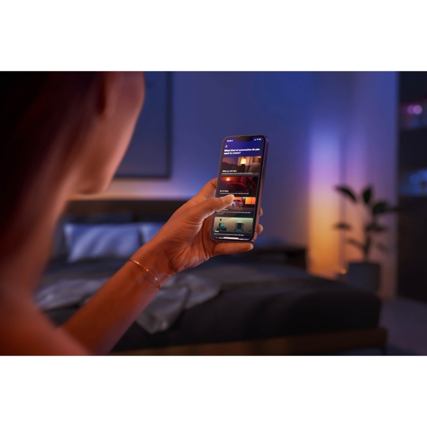 Philips - LED RGBW Dimmable επιτραπέζιο φωτιστικό Hue SIGNE LED/11,8W/230V 2000-6500K