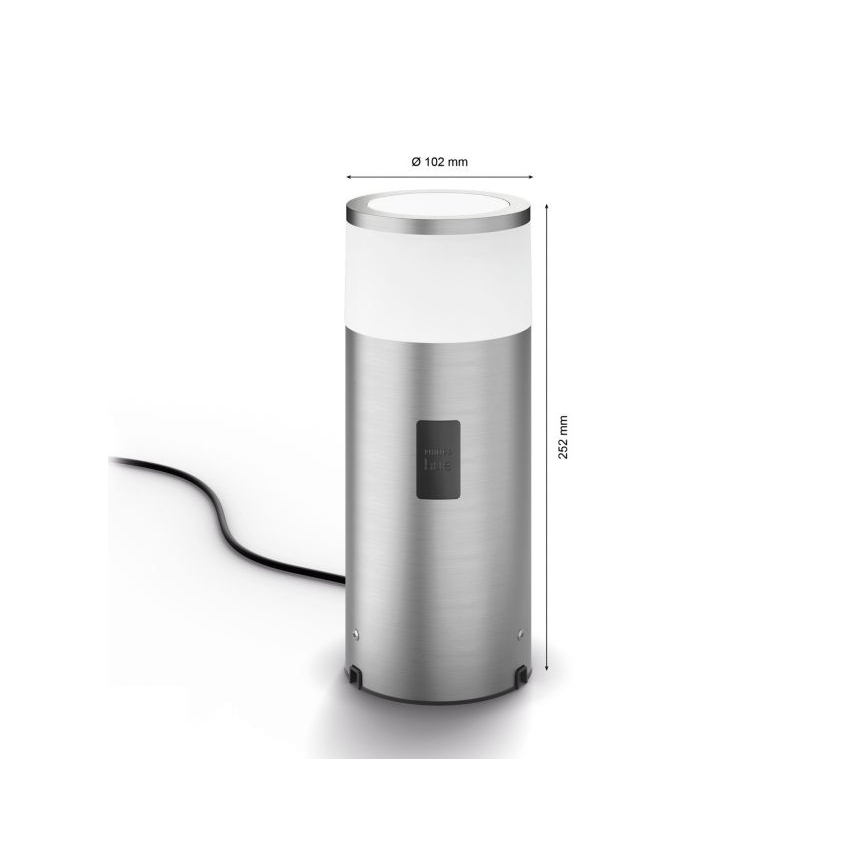 Philips - LED RGBW Dimmable λάμπα εξωτερικού χώρου Hue CALLA LED/8W/230V IP44