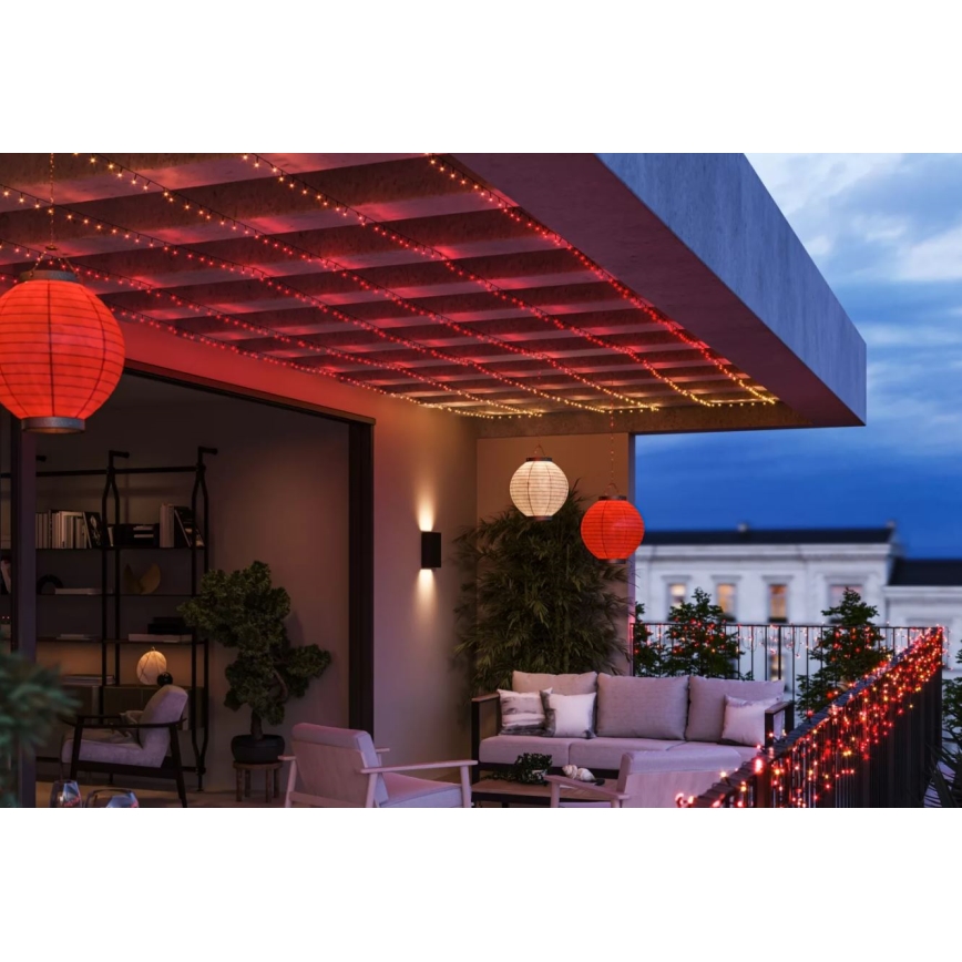 Philips - LED RGBW  Dimmable λαμπάκια εξωτερικού χώρου HUE WHITE AND COLOR AMBIANCE 250xLED 24,4 m 2000-6500K IP54