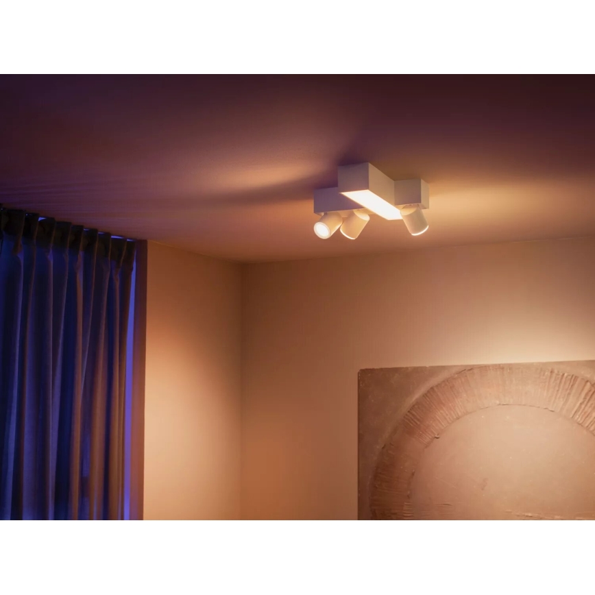 Philips - LED RGBW Dimmable σποτ Hue CENTRIS 3xGU10/4,2W/230V + LED/11W 2000-6500K