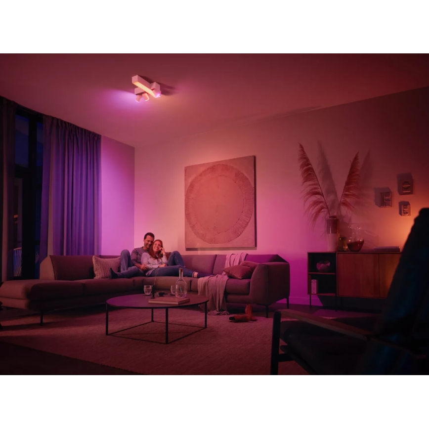 Philips - LED RGBW Dimmable σποτ Hue CENTRIS 3xGU10/4,2W/230V + LED/11W 2000-6500K