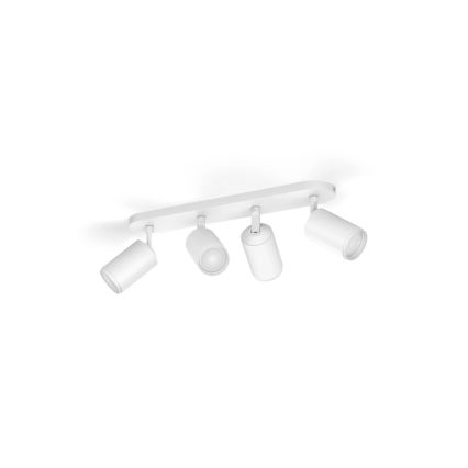 Philips - LED RGBW Dimmable σποτ Hue FUGATO 4xGU10/4,2W/230V 2000-6500K λευκό