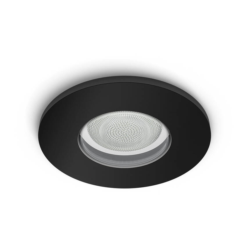 Philips - LED RGBW Dimmable χωνευτό φωτιστικό μπάνιου Hue XAMENTO GU10/5,7W/230V IP44 2200-6500K