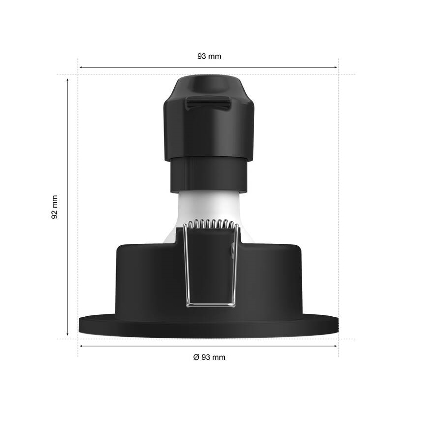 Philips - LED RGBW Dimmable χωνευτό φωτιστικό μπάνιου Hue XAMENTO GU10/5,7W/230V IP44 2200-6500K