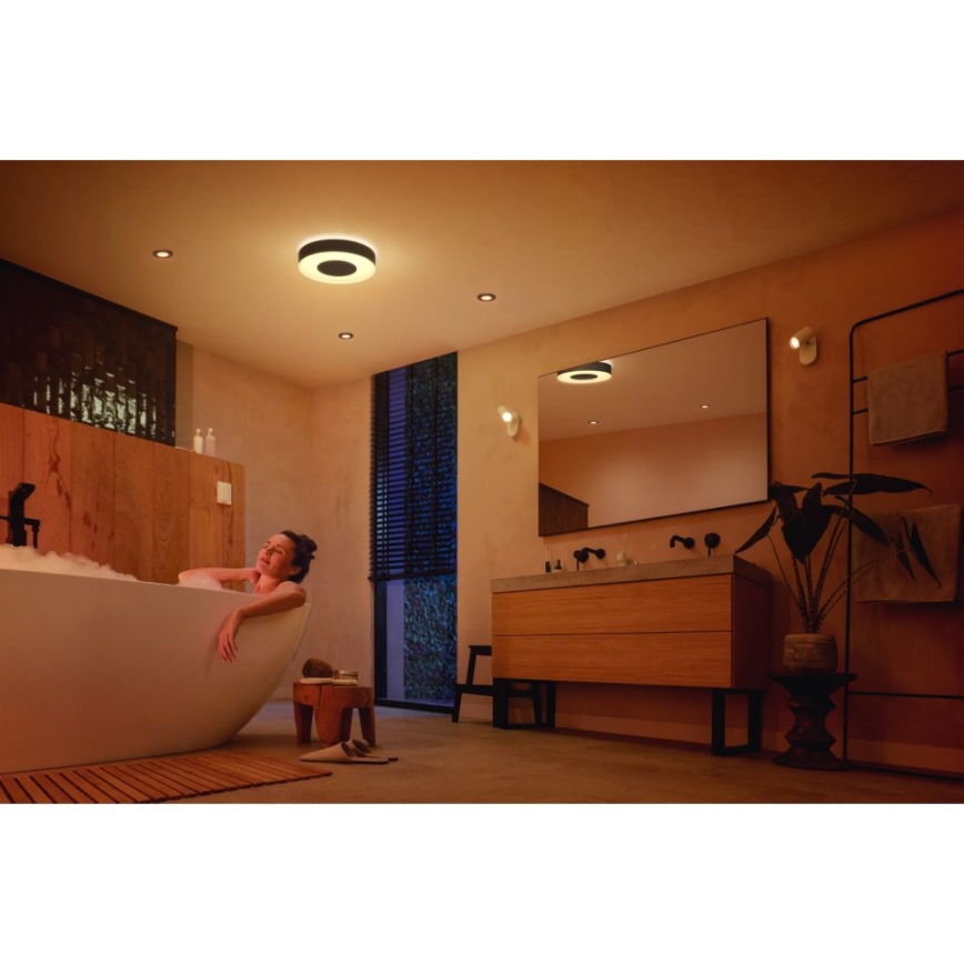 Philips - LED RGBW Dimmable φωτιστικό μπάνιου Hue XAMENTO LED/33,5W/230V IP44 δ. 381 mm 2000-6500K