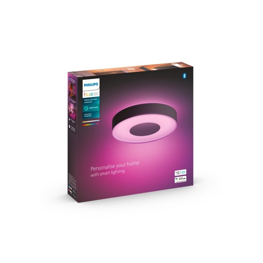 Philips - LED RGBW Dimmable φωτιστικό μπάνιου Hue XAMENTO LED/33,5W/230V IP44 δ. 381 mm 2000-6500K