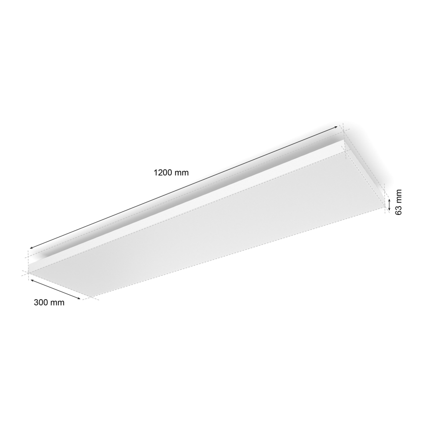 Philips - LED RGBW Dimmable φωτιστικό οροφής Hue DATURA LED/67W/230V 2000-6500K