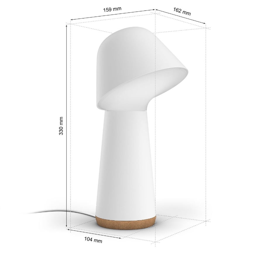 Philips - LED RGBW Eπιτραπέζιο φωτιστικό  Hue TWILIGHT LED/13,4W/230V 2000-6500K