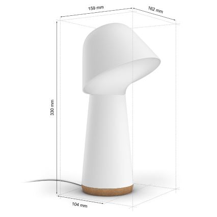 Philips - LED RGBW Eπιτραπέζιο φωτιστικό  Hue TWILIGHT LED/13,4W/230V 2000-6500K