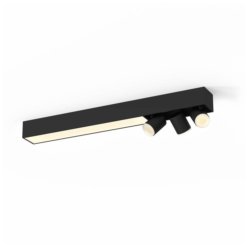 Philips - Ρυθμιζόμενο LED φωτιστικό σημείου RGBW LED/25W/230V + 3xGU10/5,7W