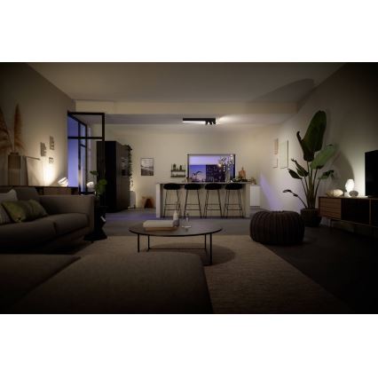 Philips - Ρυθμιζόμενο LED φωτιστικό σημείου RGBW LED/25W/230V + 3xGU10/5,7W