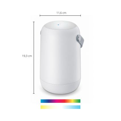 Philips - LED RGBW Ρυθμιζόμενο φορητό επιτραπέζιο φωτιστικό αφής SMART LED/13,5W/3,6V 2200-6500K Wi-Fi 1800 mAh