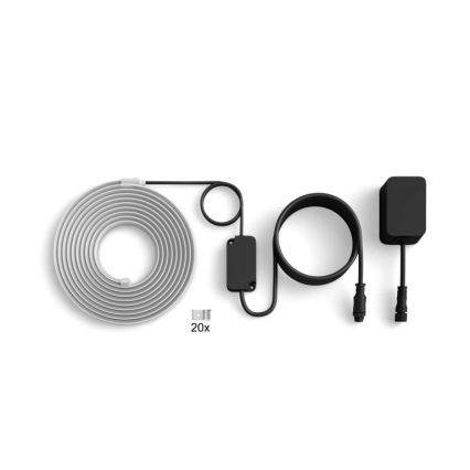 Philips - Ρυθμιζόμενη εξωτερική ταινία LED RGBW Hue FLUX 5m LED/30W/230V 2200-6500K IP67 + αισθητήρας κίνησης