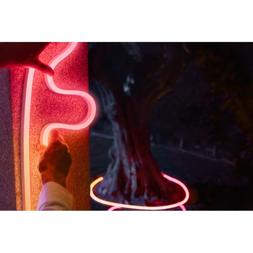 Philips - LED RGBW Ρυθμιζόμενη εξωτερική ταινία Hue NEON 5m LED/30W/230V 2200-6500K IP67