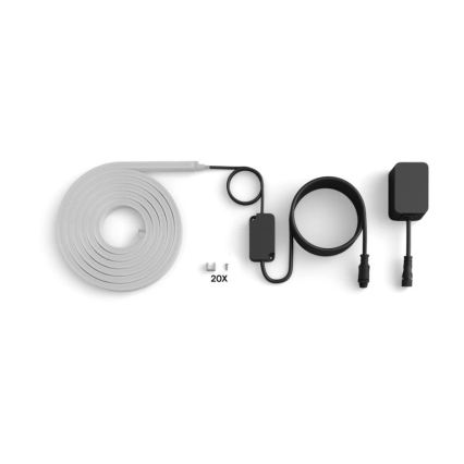 Philips - LED RGBW ρυθμιζόμενη εξωτερική ταινία Hue NEON 5m LED/30W/230V 2200-6500K IP67 + αισθητήρας κίνησης