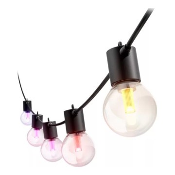 Philips - LED RGBW ρυθμιζόμενη εξωτερική γιρλάντα Hue FESTAVIA 30xLED 21m IP65