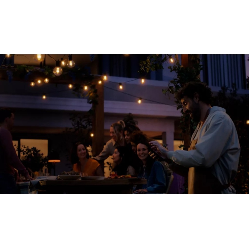 Philips - LED RGBW ρυθμιζόμενη εξωτερική γιρλάντα Hue FESTAVIA 30xLED 21m IP65