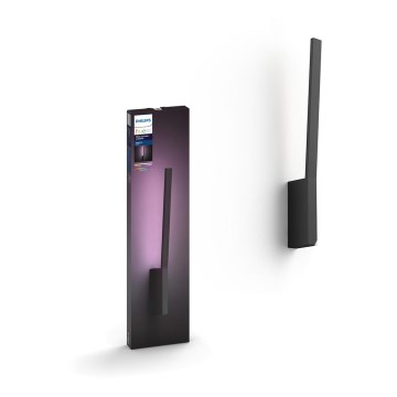 Philips - LED RGBW ρυθμιζόμενο φωτιστικό τοίχου Hue LIANE White And Color Ambiance LED/12W/230V